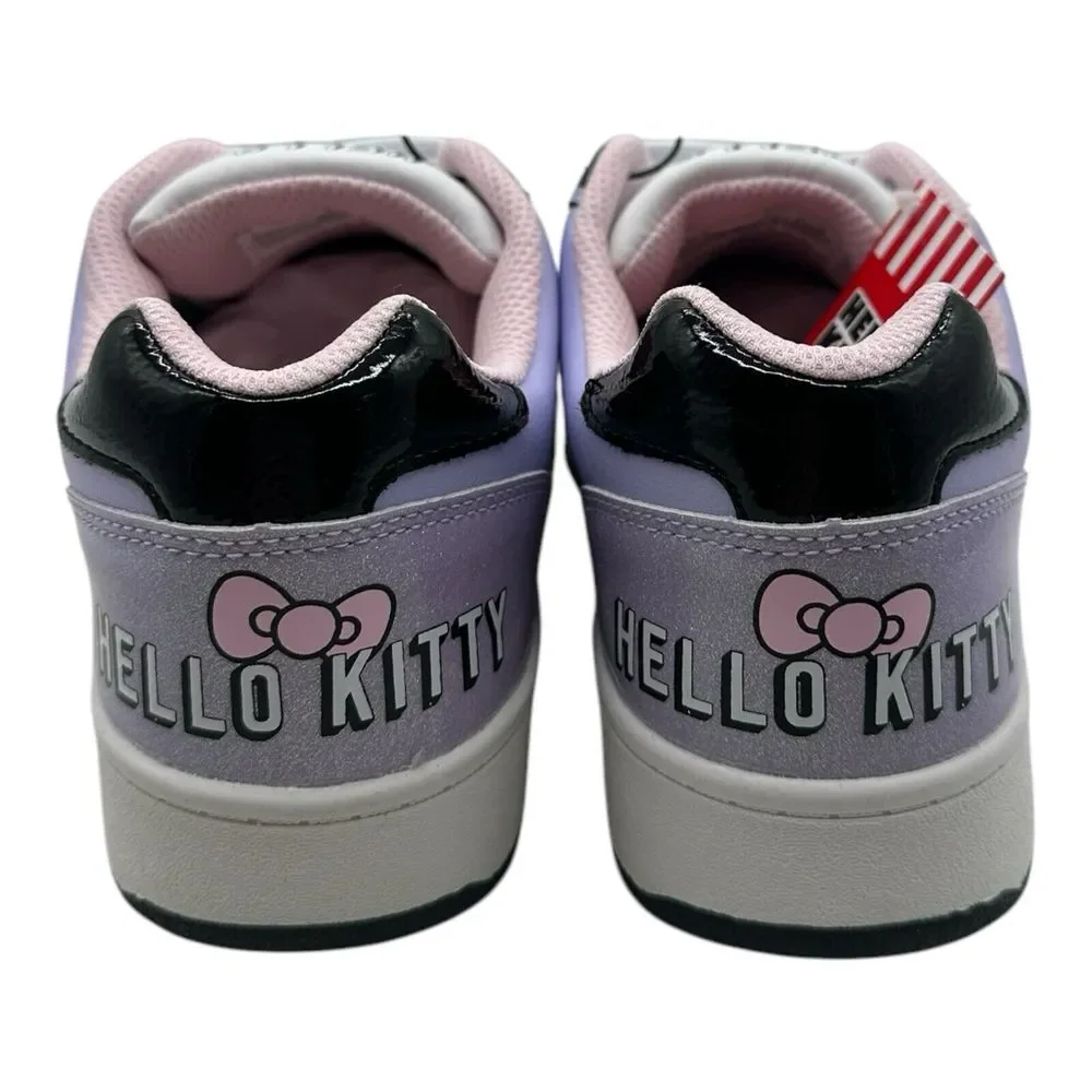 Sanrio Hello Kitty Court Sneakers Women's Size 9 Purple Lace Up‎ Shoes